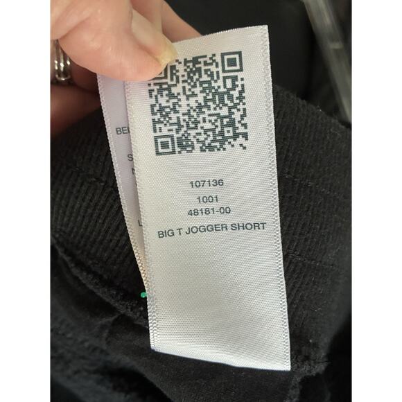 True Religion Sweat Shorts Men's Sz 3XL Drawstring Jogger Big T Black - Picture 7 of 9